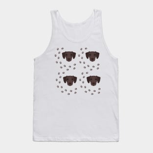 German Shorthaired Pointer Dog Breed Pattern Tank Top